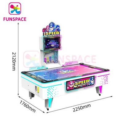 Máquina de juego automática de hockey de aire que funciona con monedas